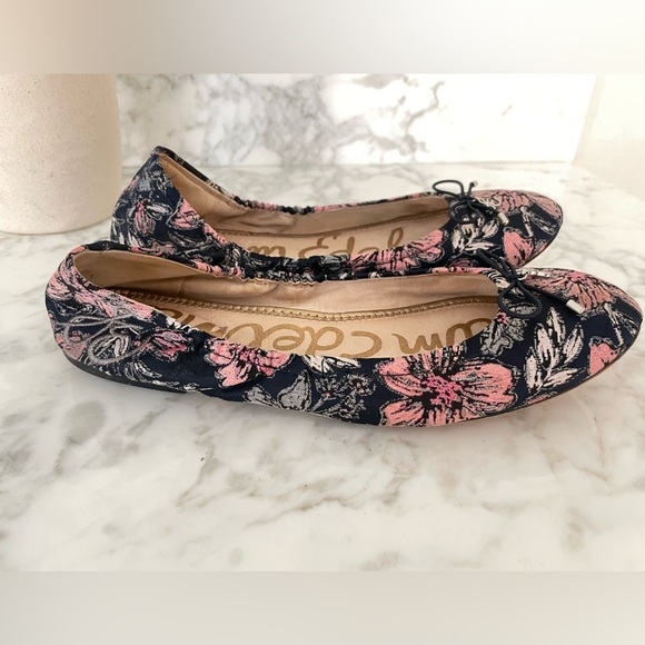 Sam Edelman Womens Felicia Ballet Flats Size 10 Floral Loafer - Picture 2 of 8